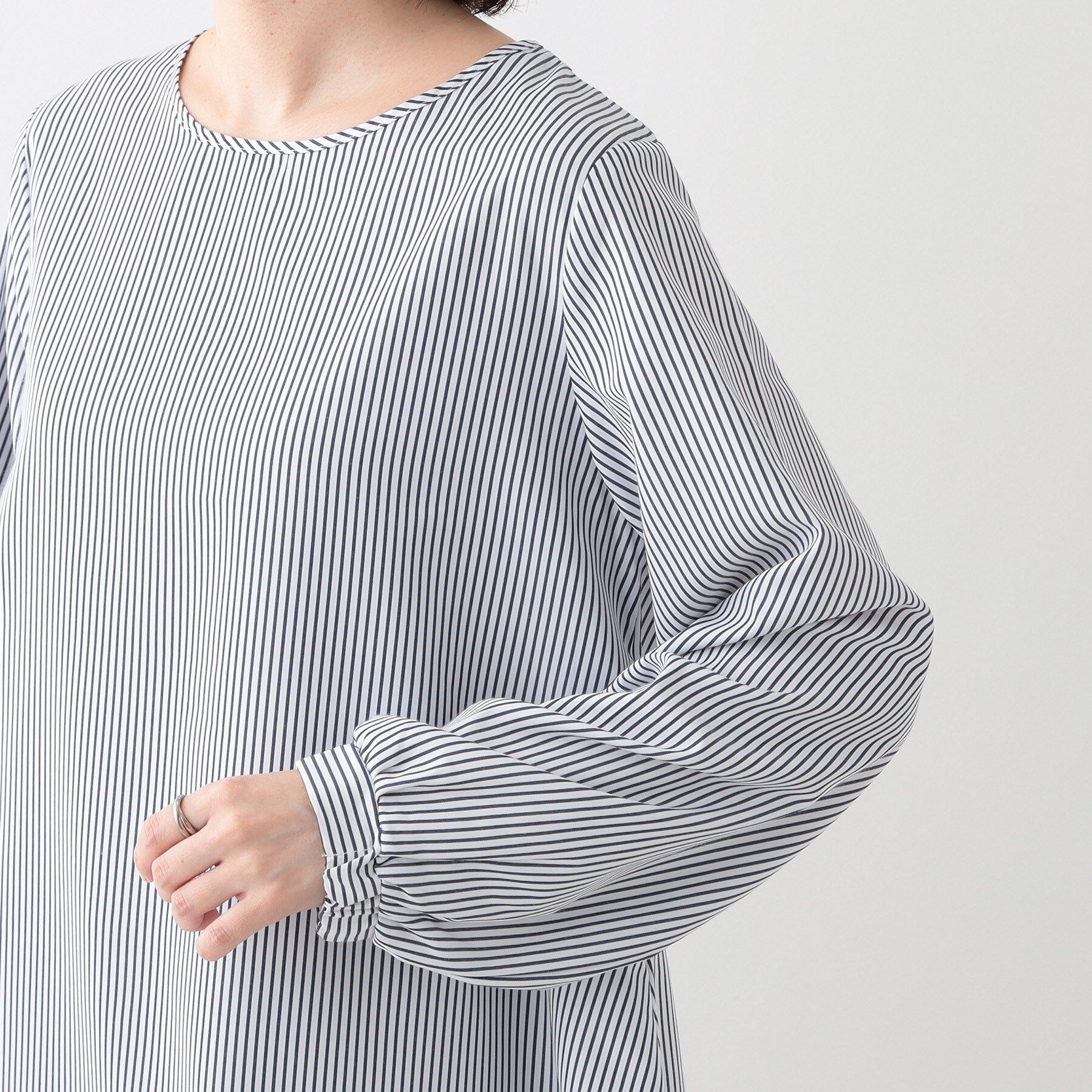 SHOO･LA･RUE「【S-LL/2点セット】着回し自在 ニットベスト＋フレアブラウス」|その他|