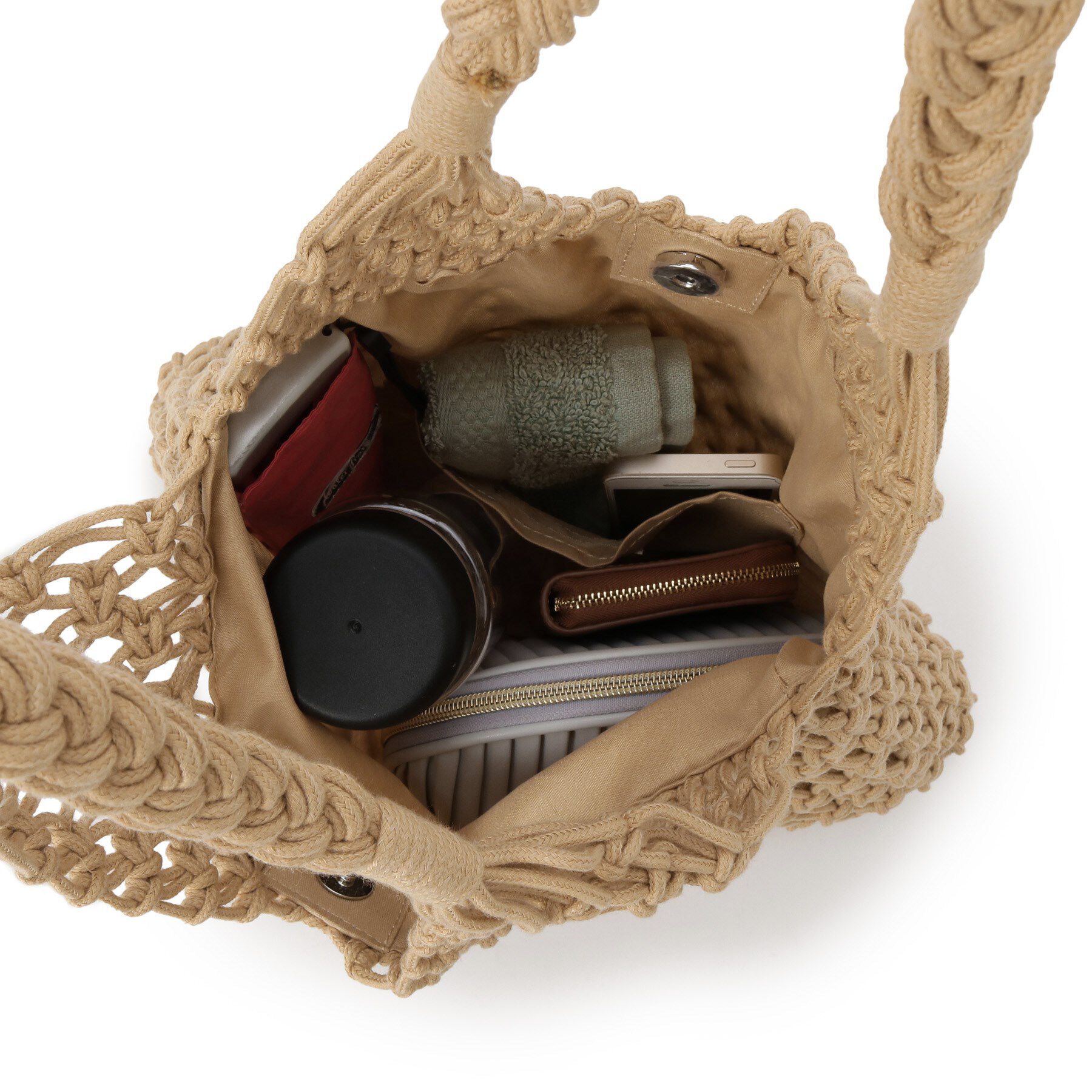 SHOO･LA･RUE「マクラメトートバッグ」|トートバッグ|