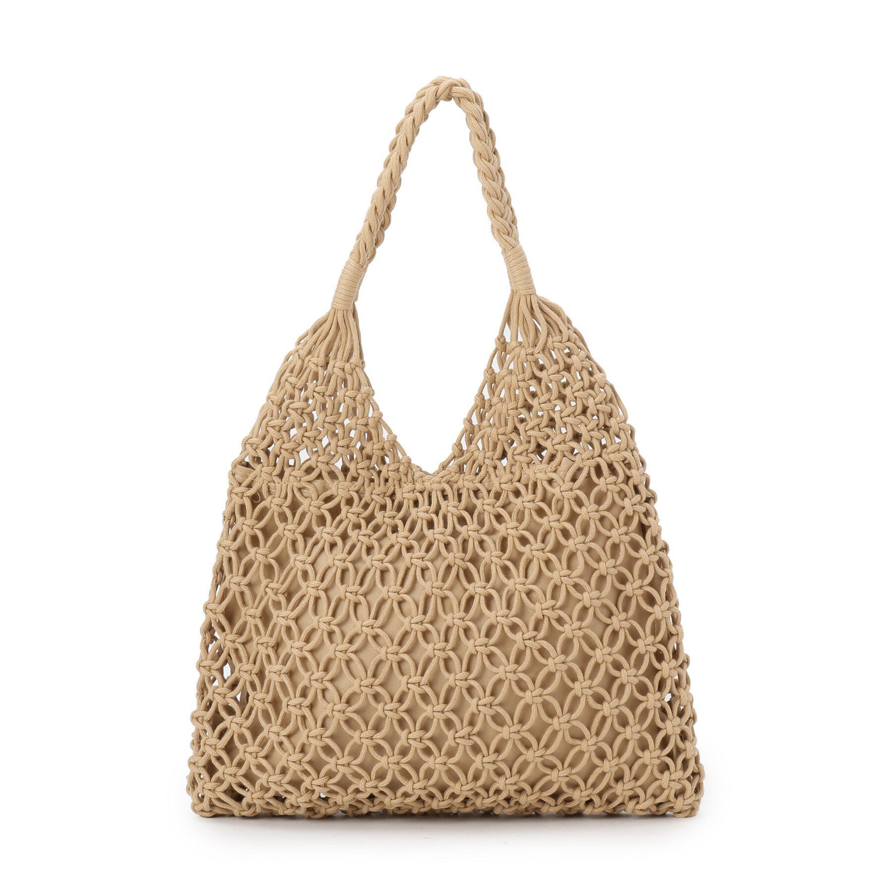 SHOO･LA･RUE「マクラメトートバッグ」|トートバッグ|