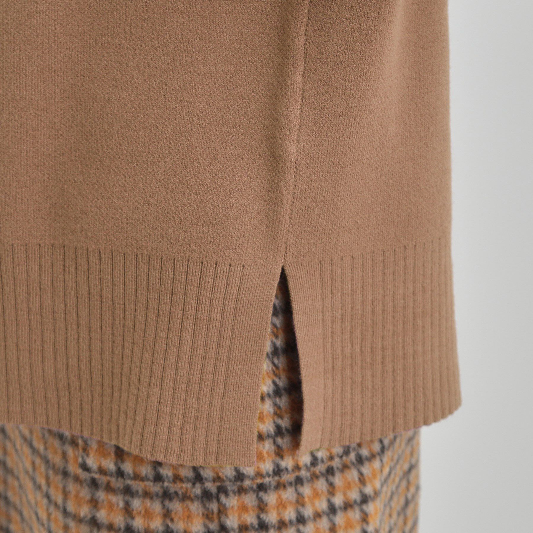 SHOO･LA･RUE「【洗濯機可/S-LL】もちもちハイネックニット」|ニット・セーター|