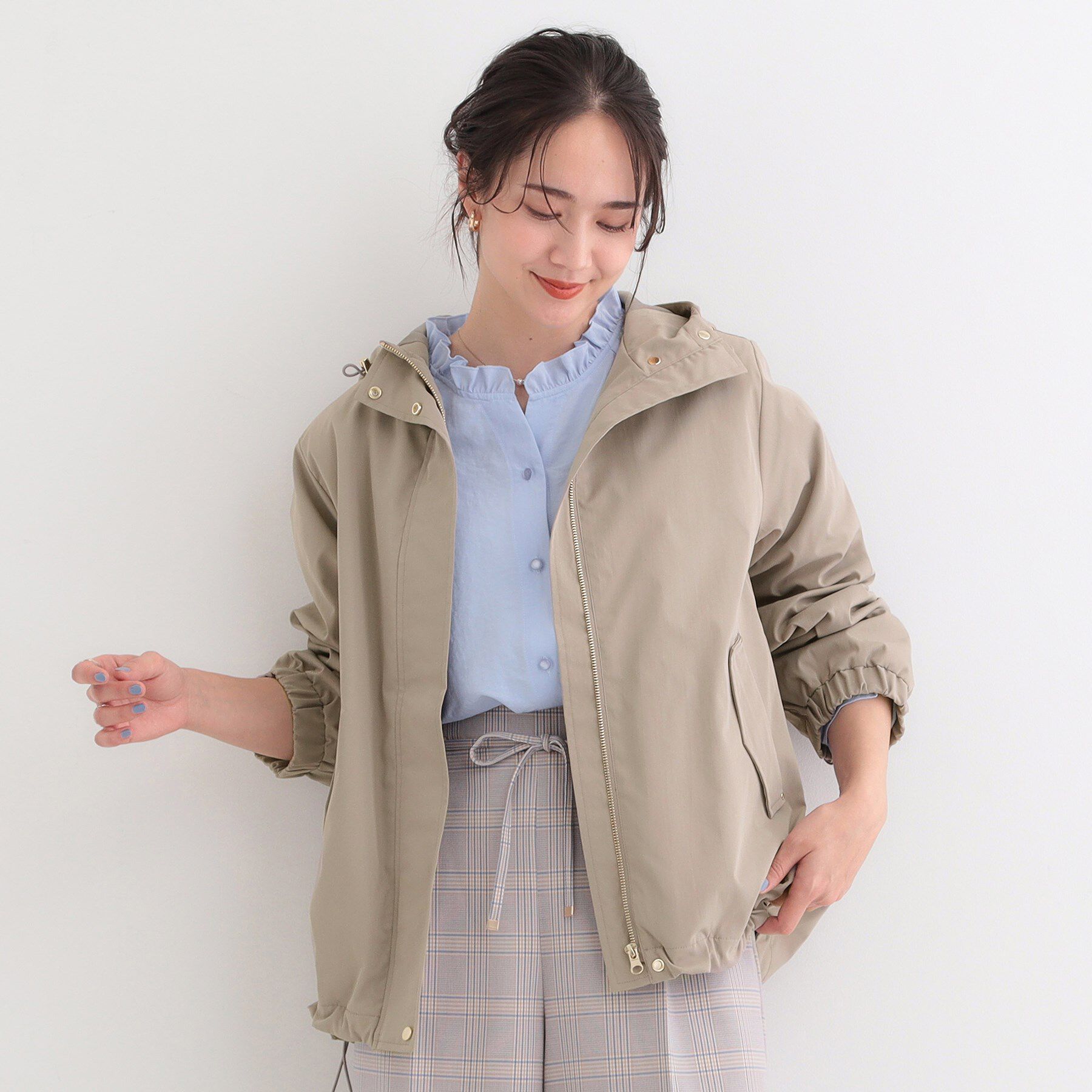 SHOO･LA･RUE「【防花粉/SS-3L】かわいいもかっこいいも叶える 欲張りマウンテンパーカ」|ブルゾン・スタジャン|