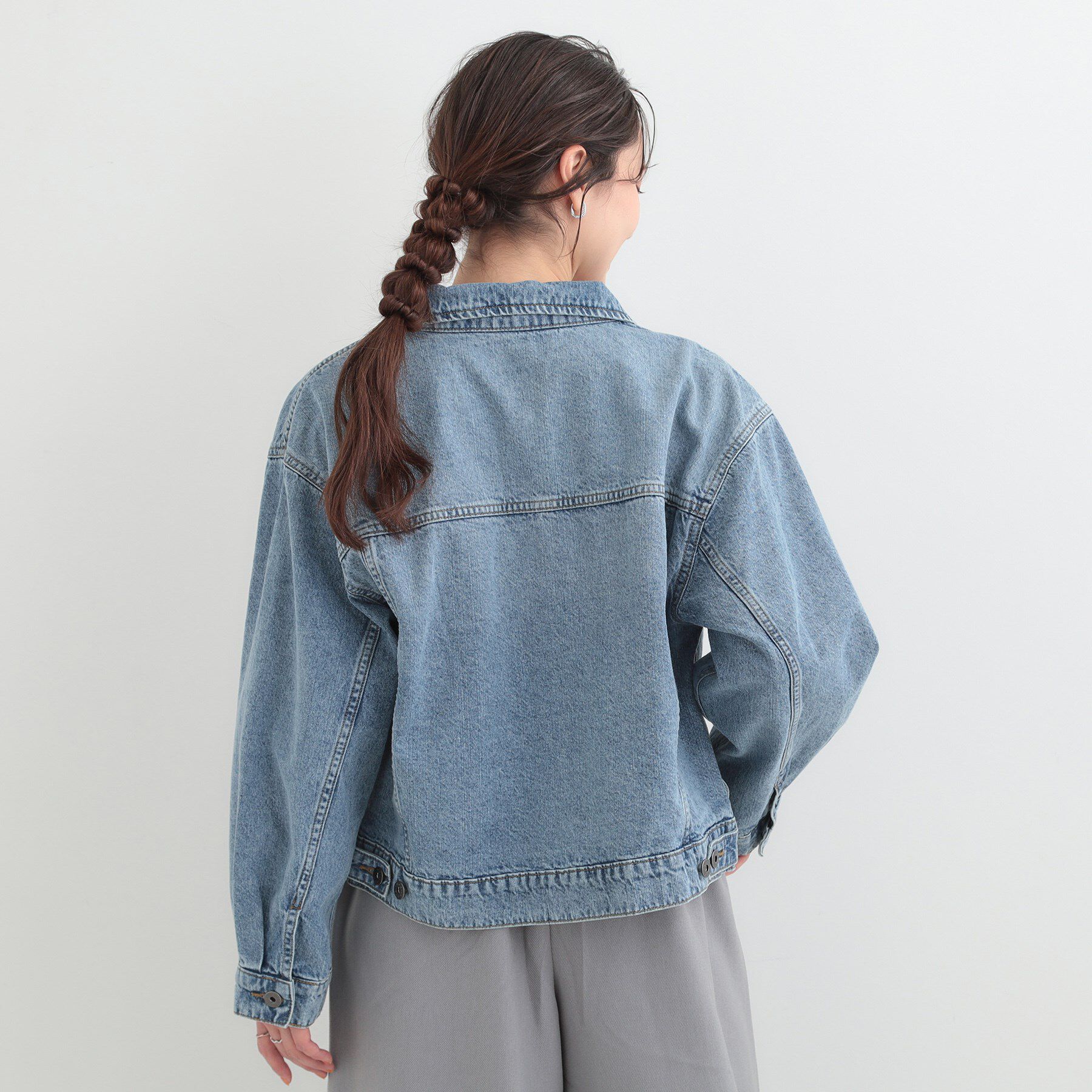 SHOO･LA･RUE「【SHOO・LA・RUE DENIM】大人の抜け感 ゆるGジャン」|デニムジャケット|