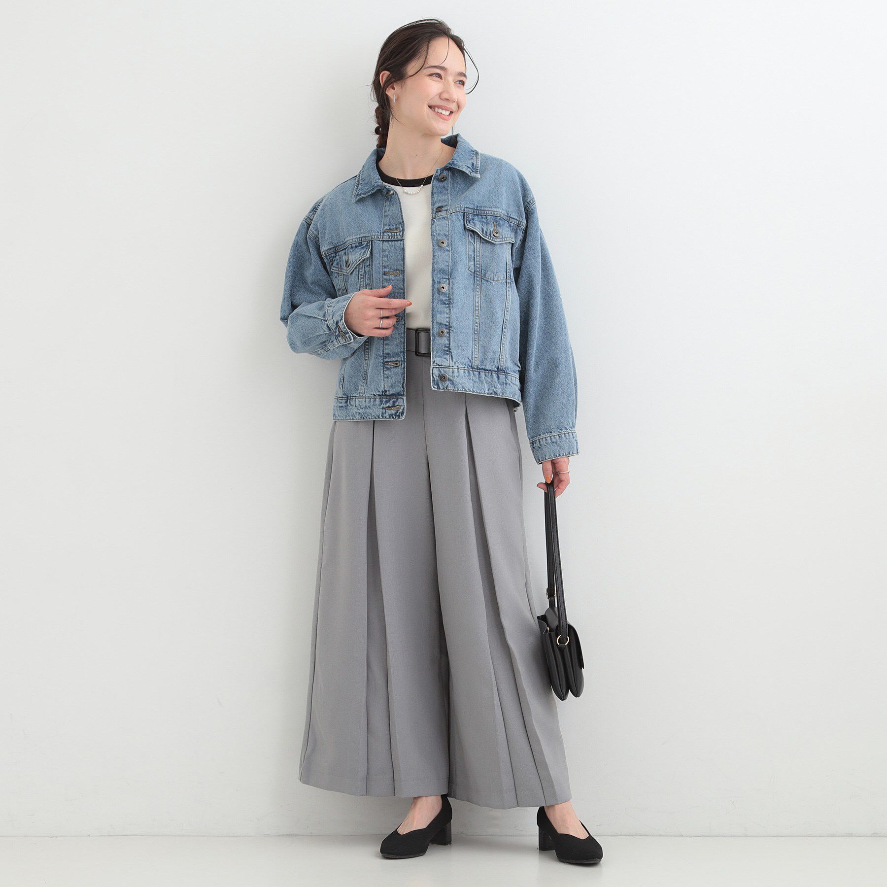 SHOO･LA･RUE「【SHOO・LA・RUE DENIM】大人の抜け感 ゆるGジャン」|デニムジャケット|