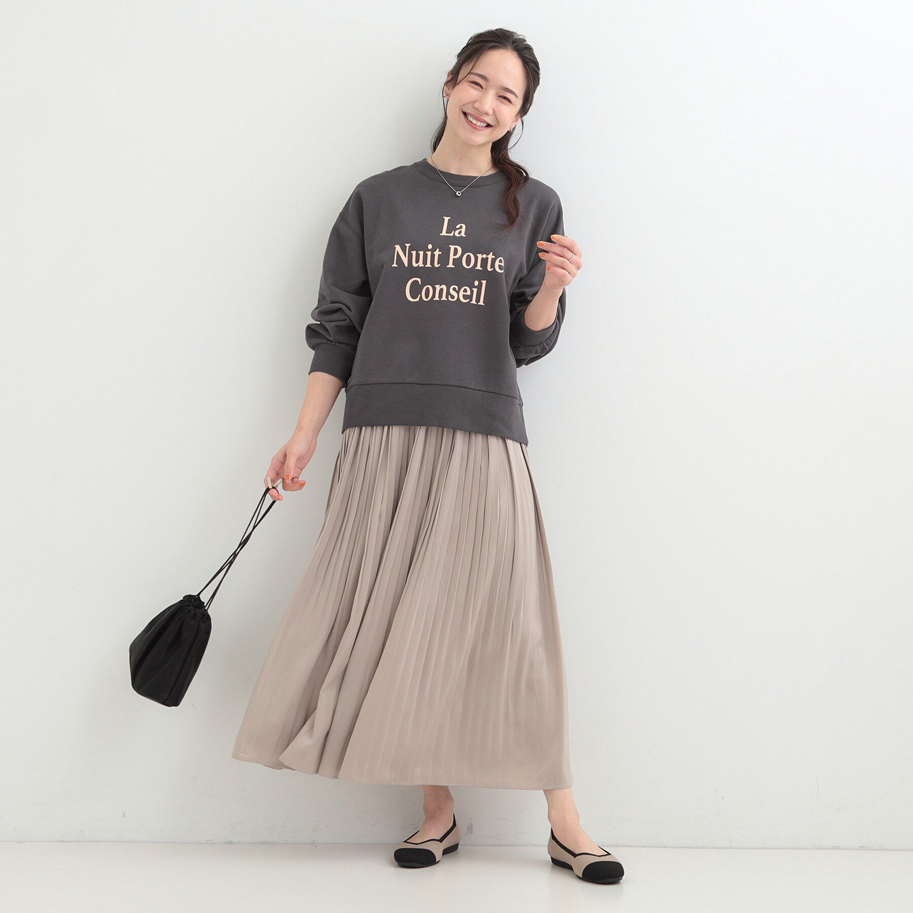 SHOO･LA･RUE「【綿100%/洗濯機可/S-LL】プリントアソート裏毛スウェット」|パーカー|