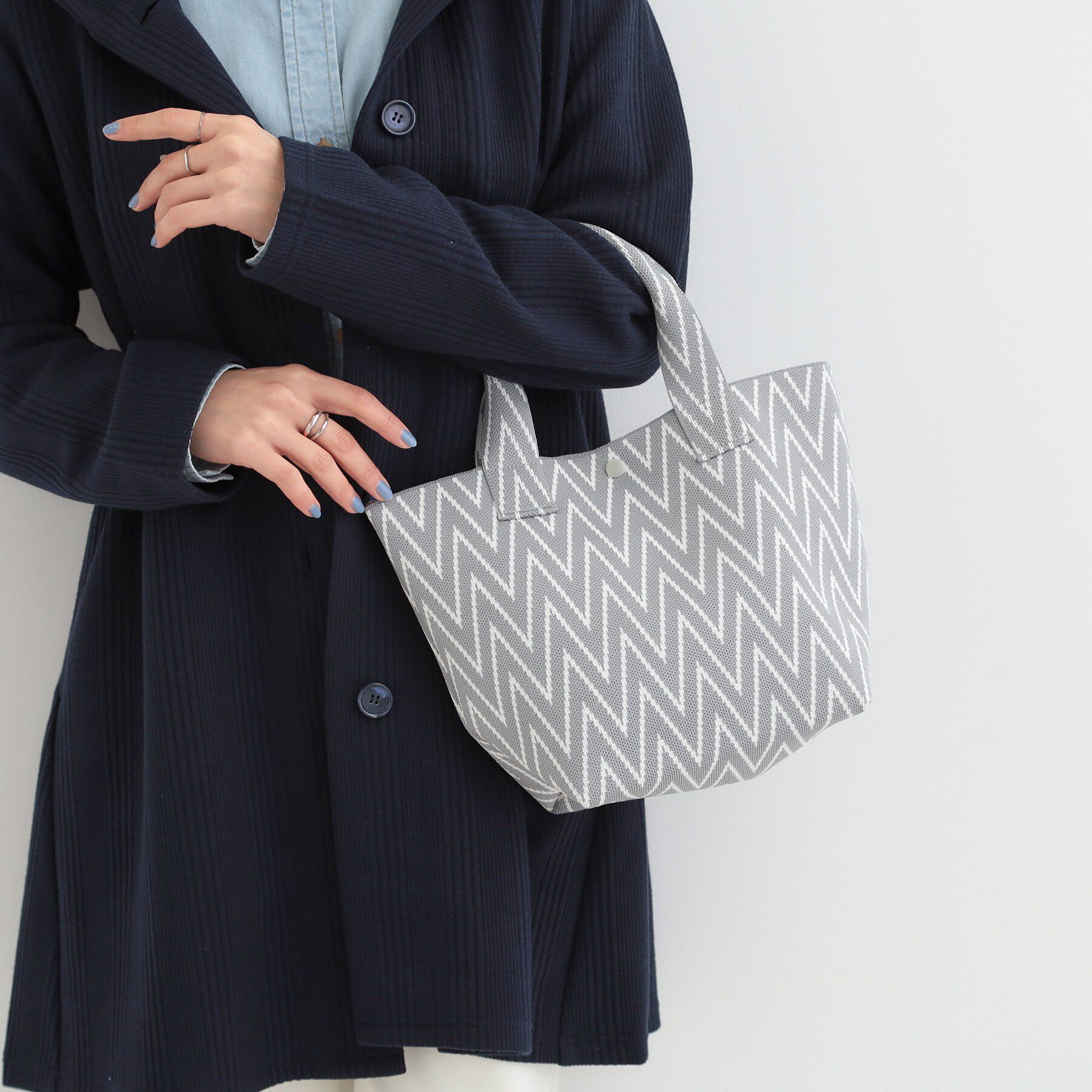 SHOO･LA･RUE「ニットランチトートバッグ」|トートバッグ|