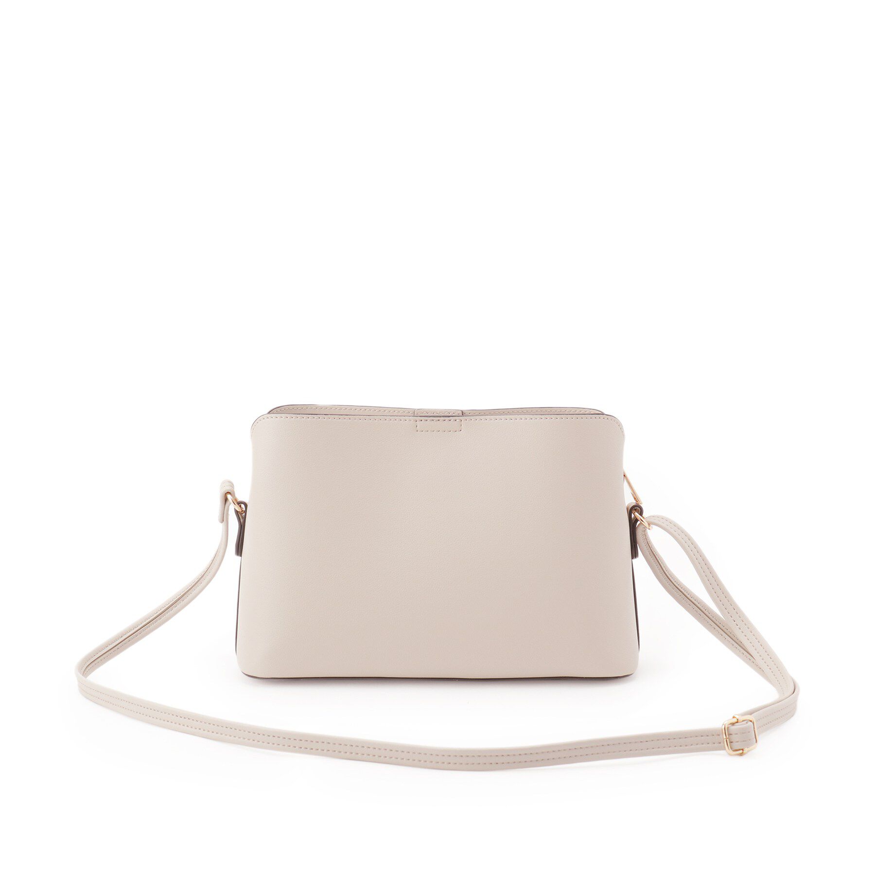 SHOO･LA･RUE「一枚革風3層ショルダーバッグ」|ショルダー・メッセンジャー|