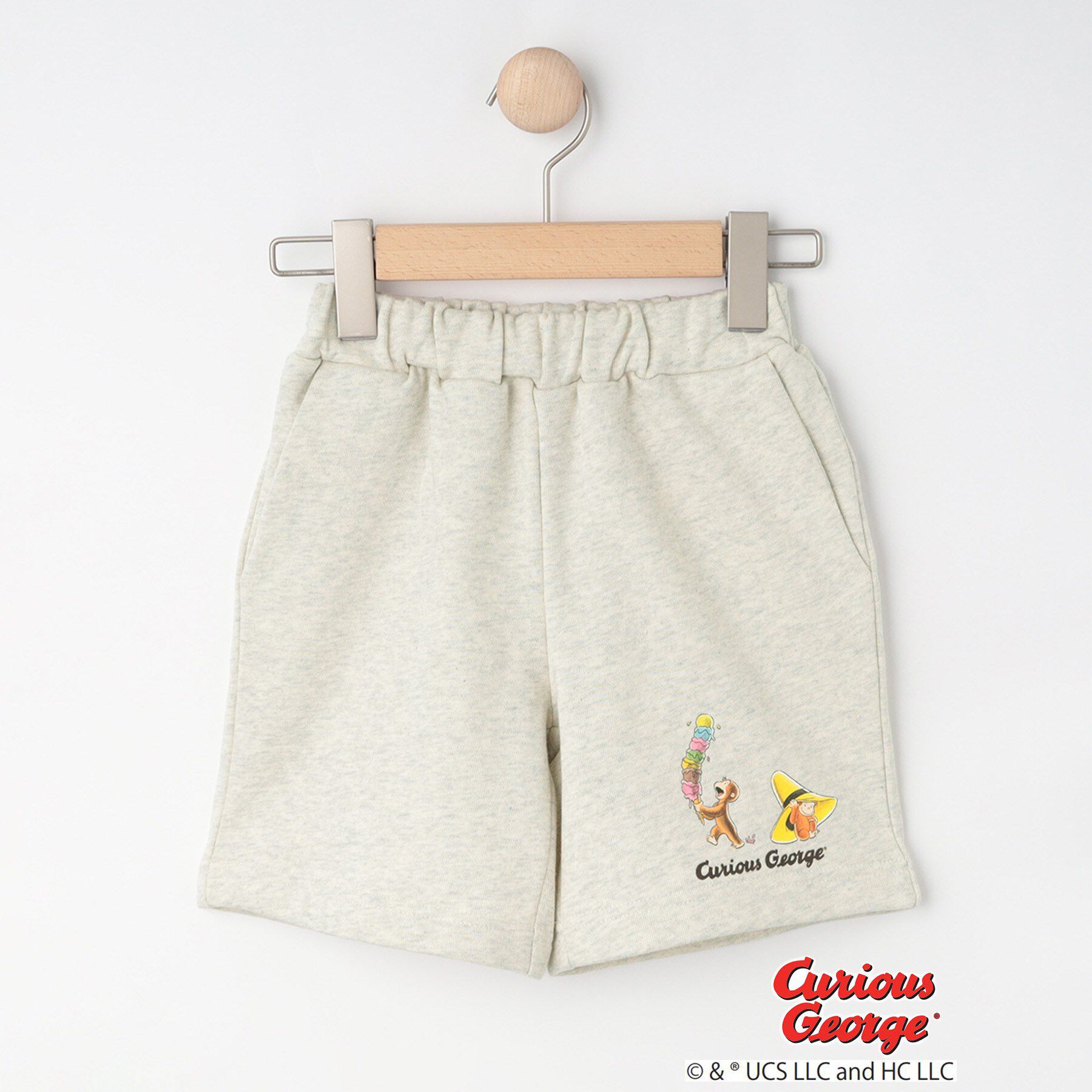 Dessin「【おさるのジョージコラボ】ハーフパンツ」|その他|ライトベージュ(05