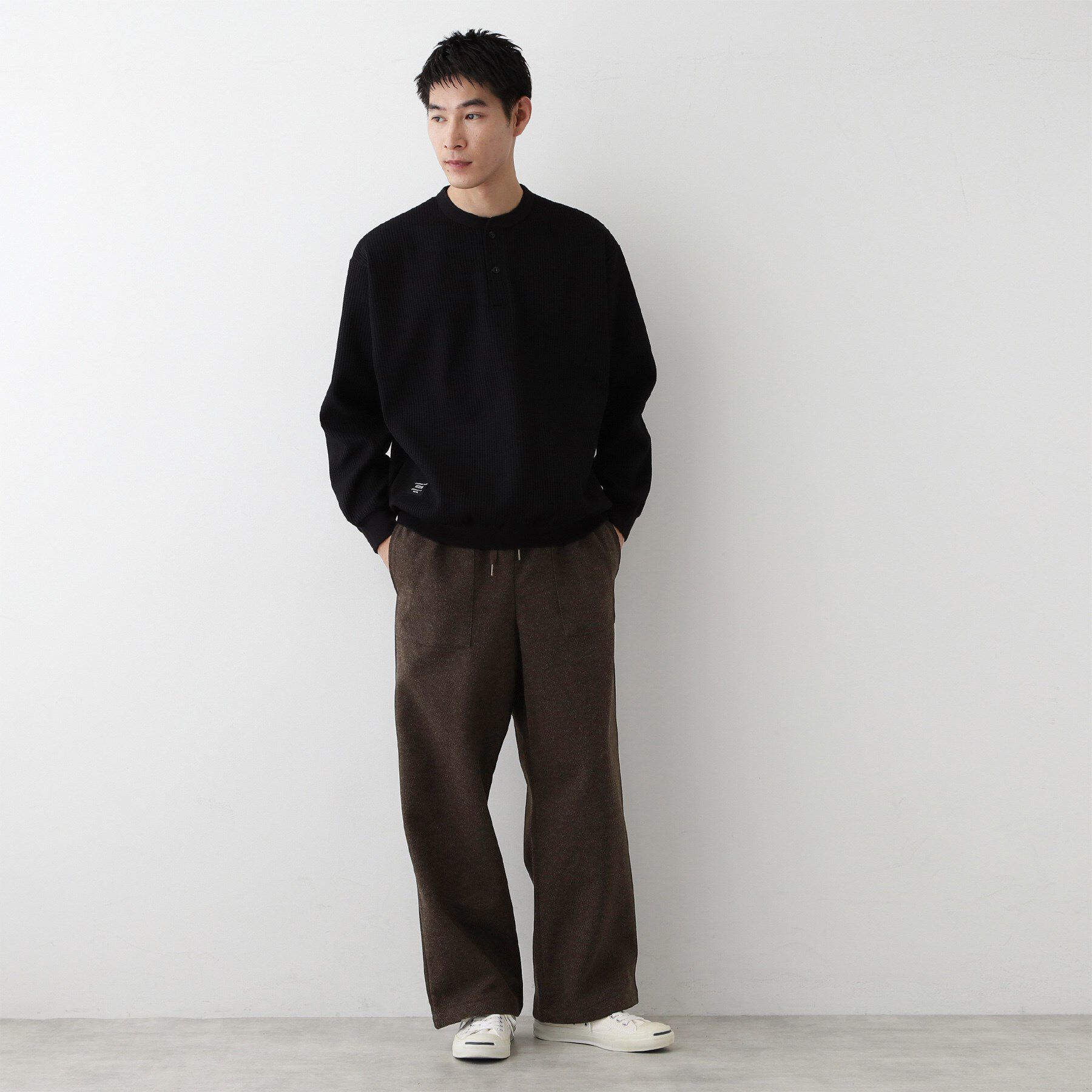 Dessin「【ウエストゴム/洗える】メルトンジャージパンツ」|その他|