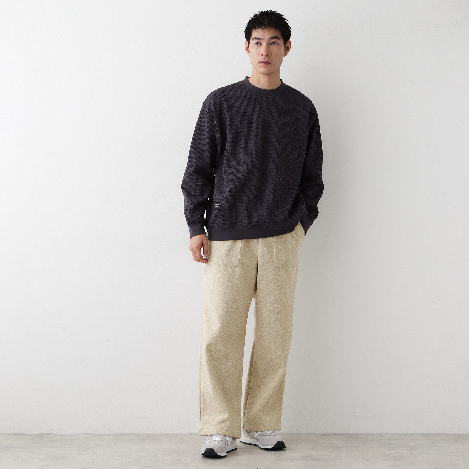 Dessin「【ウエストゴム/洗える】メルトンジャージパンツ」|その他|