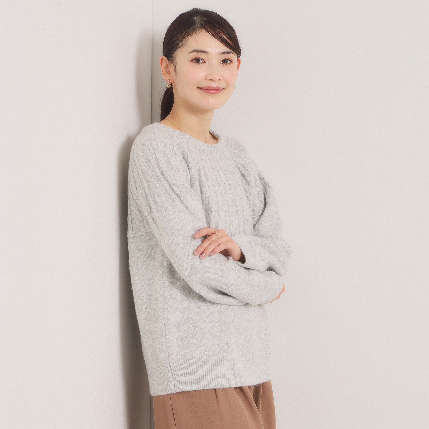 ITS&rsquo;DEMO「【手洗い可】求心柄ニット」|ニット・セーター|