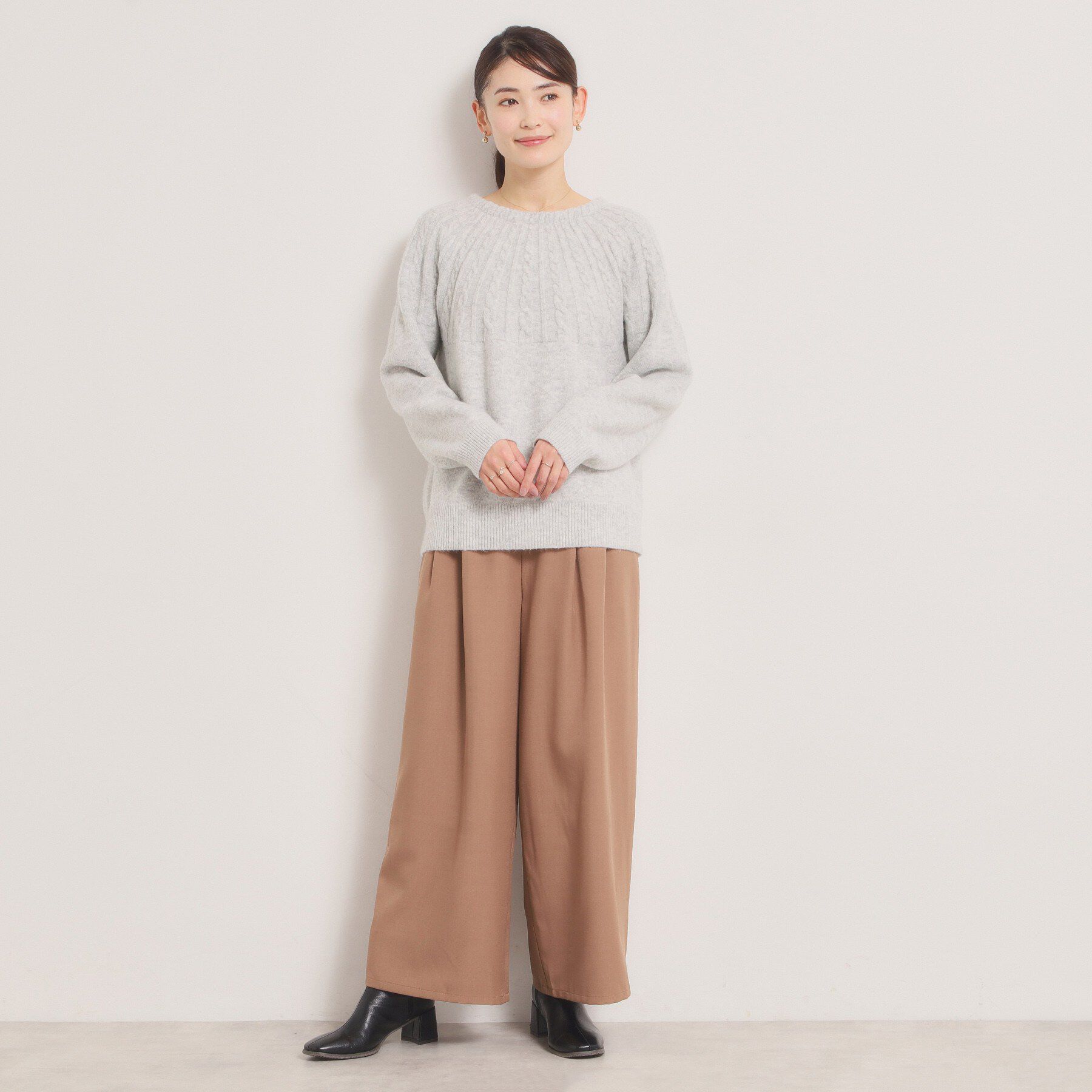 ITS&rsquo;DEMO「【手洗い可】求心柄ニット」|ニット・セーター|