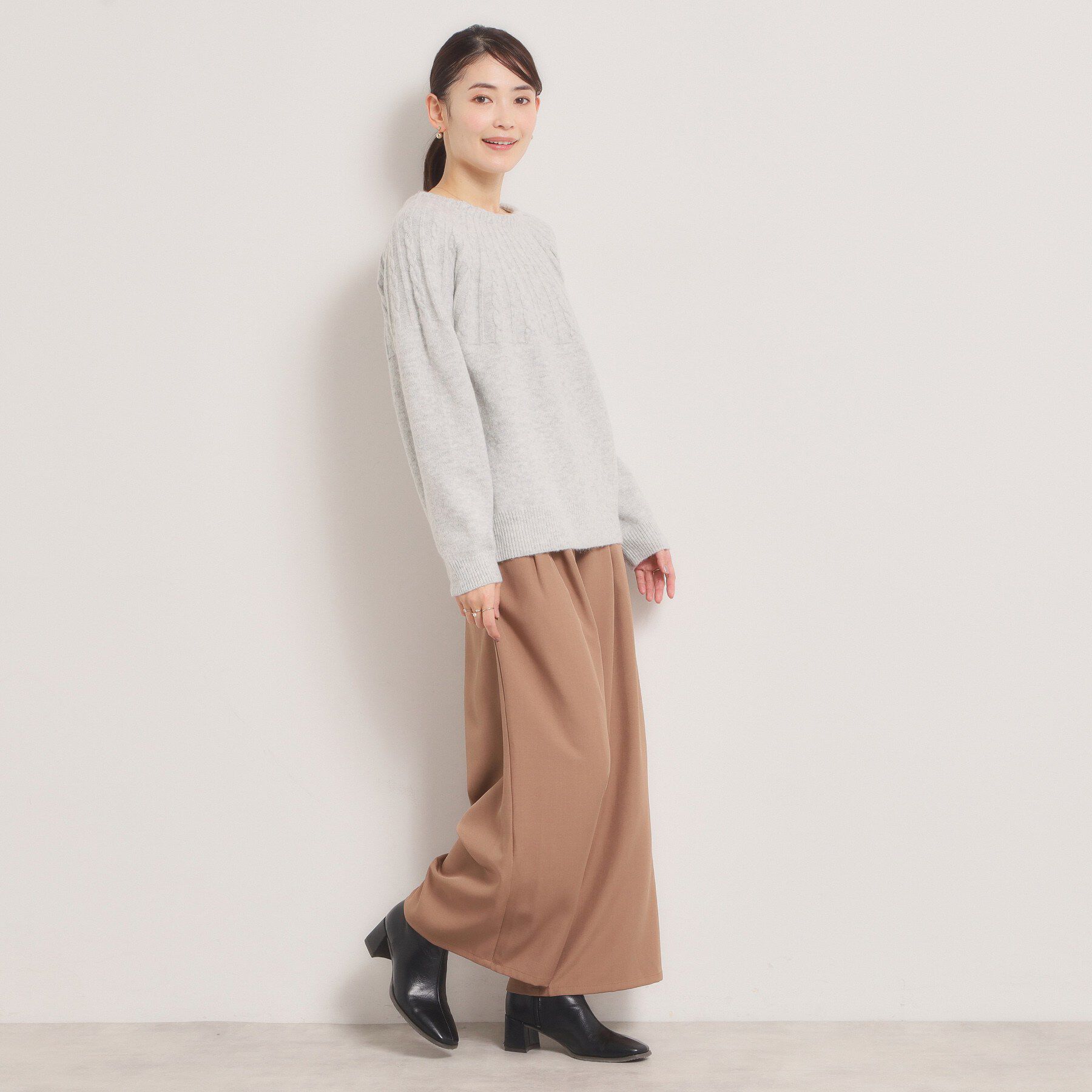 ITS&rsquo;DEMO「【手洗い可】求心柄ニット」|ニット・セーター|