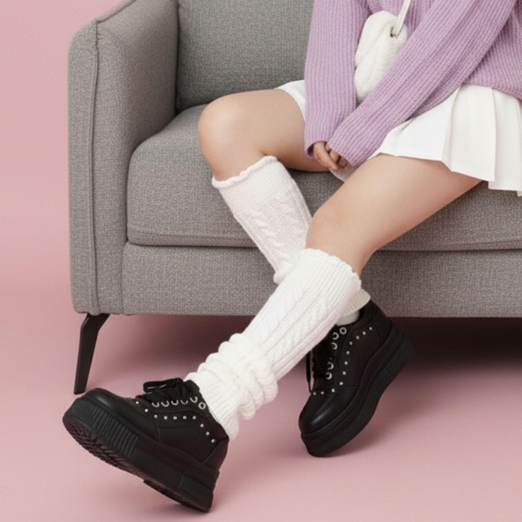 csT&P「軽量厚底インヒールラインストーン付スニーカー」|スニーカー|ﾌﾞﾗｯｸ(019)