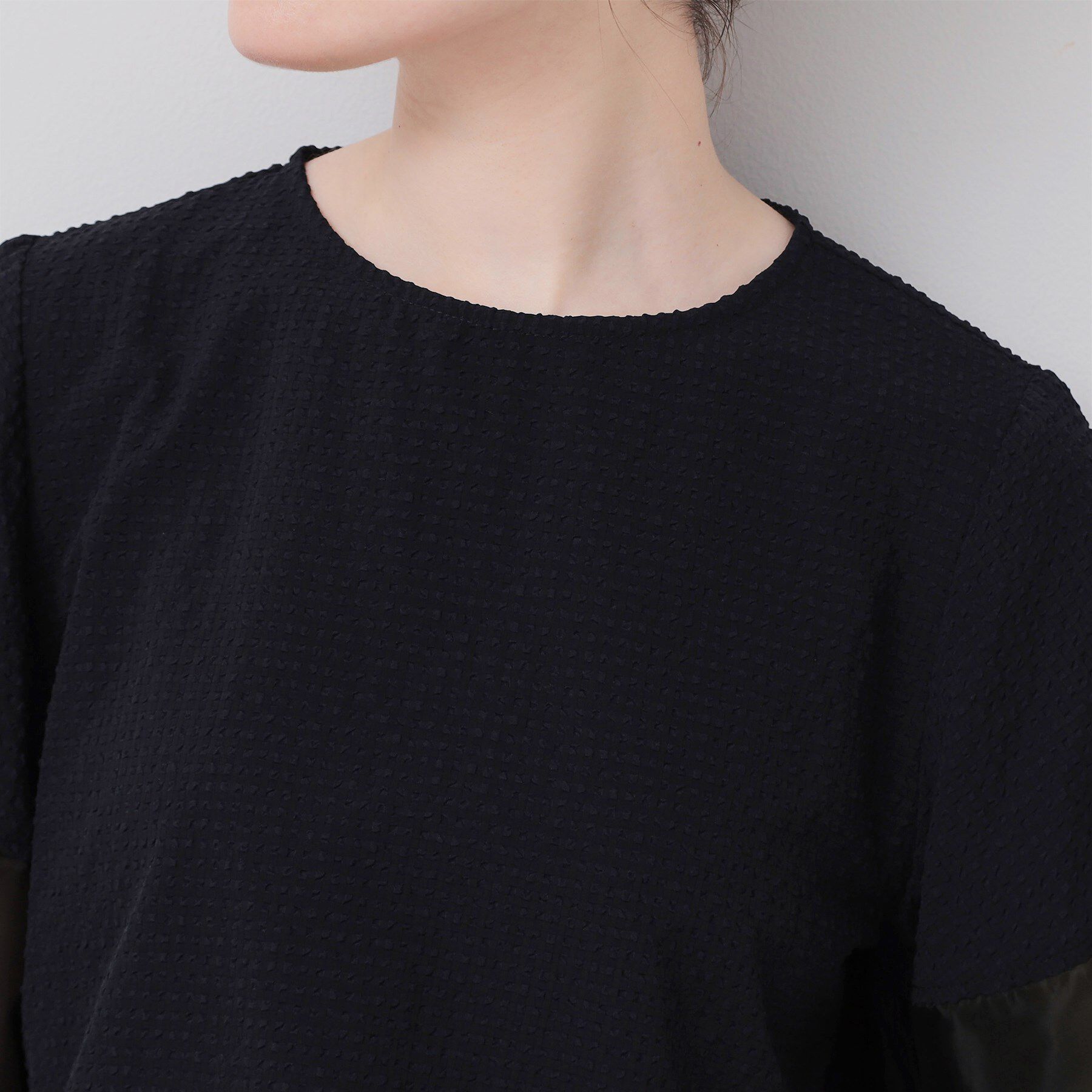 SunaUna「【7分袖／秋まで着られる】Tブラウス」|シャツ・ブラウス|