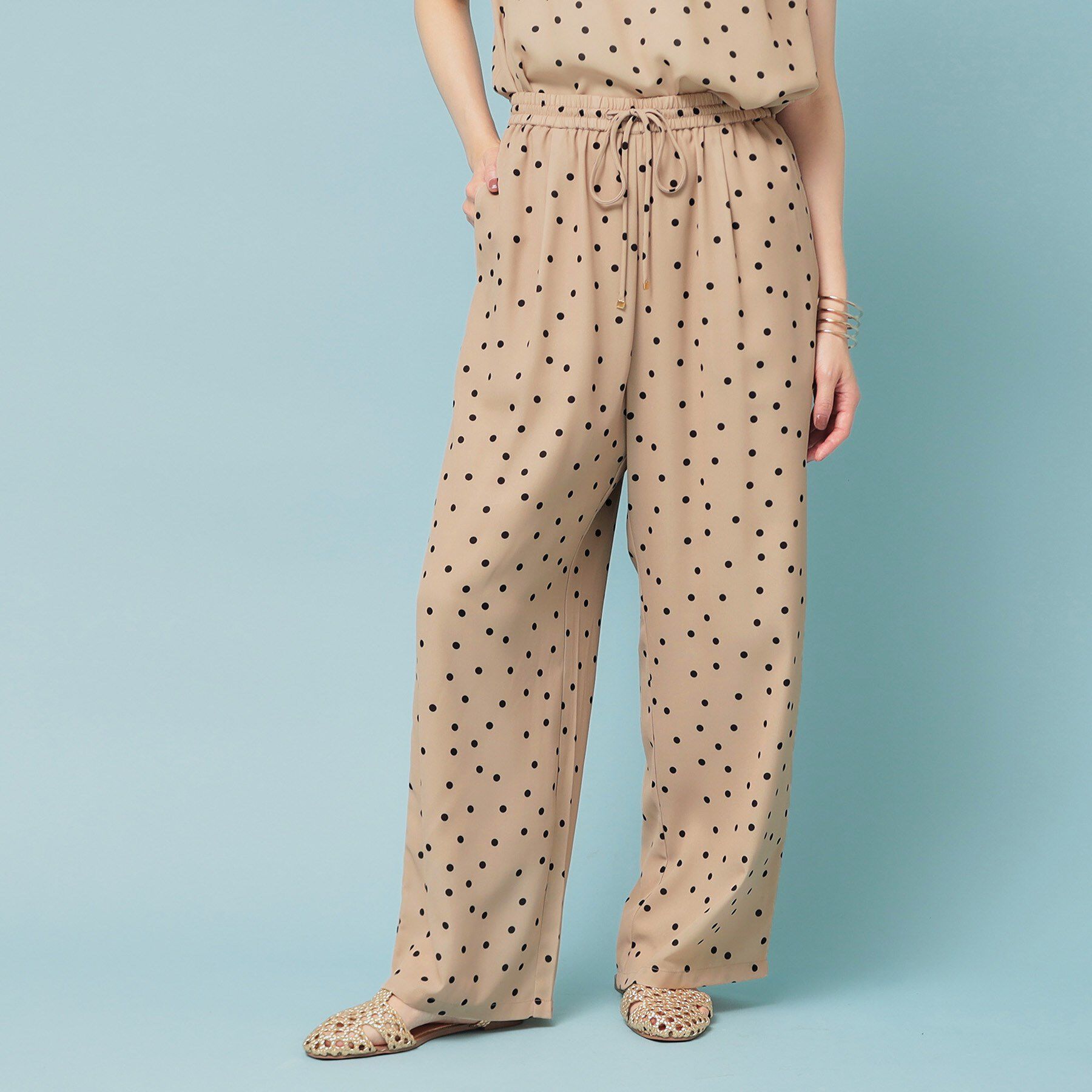 SunaUna「【ドット柄／S～L】ワイドパンツ」|その他|