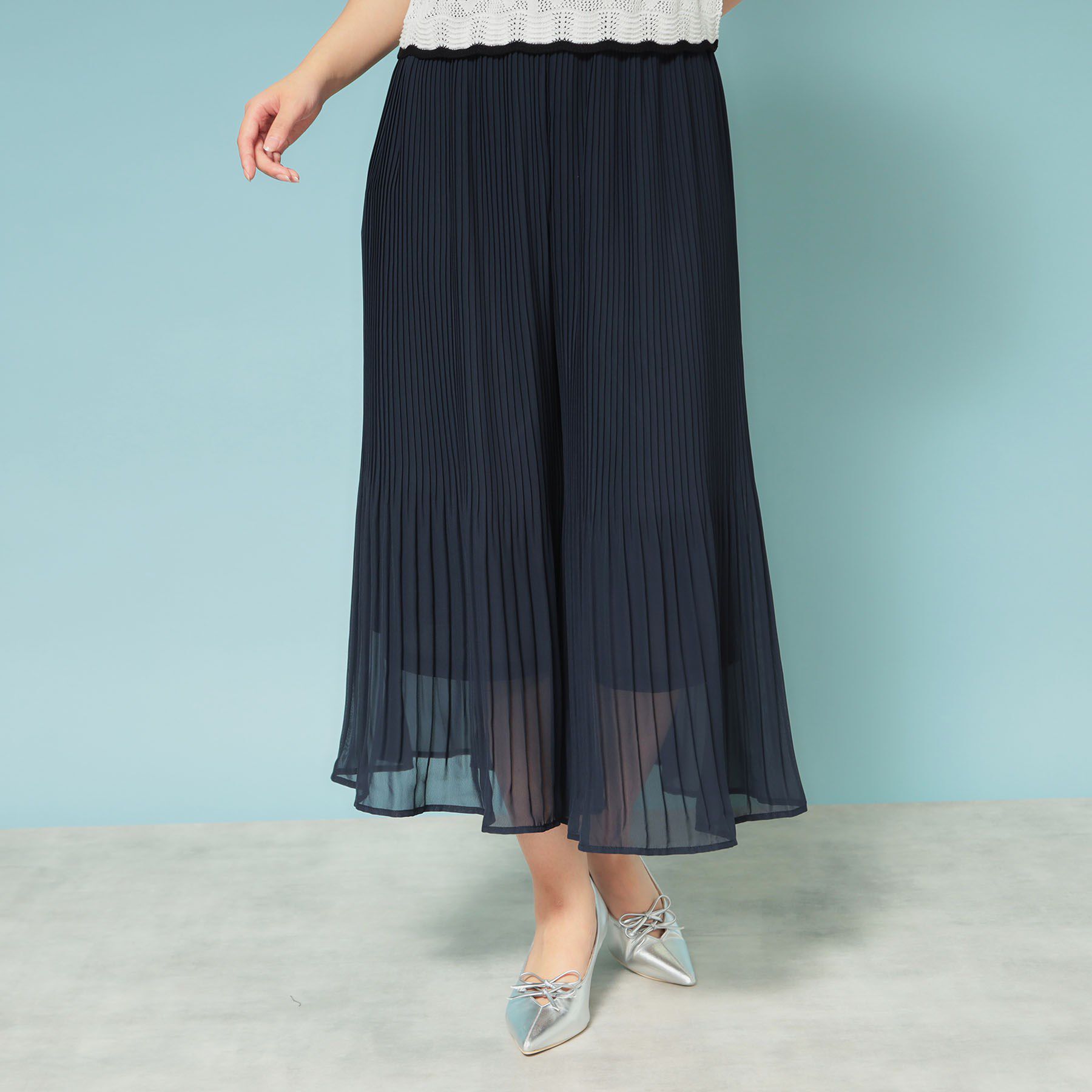 SunaUna「【新色／ウエストゴム／ウォッシャブル】プリーツパンツ」|その他|