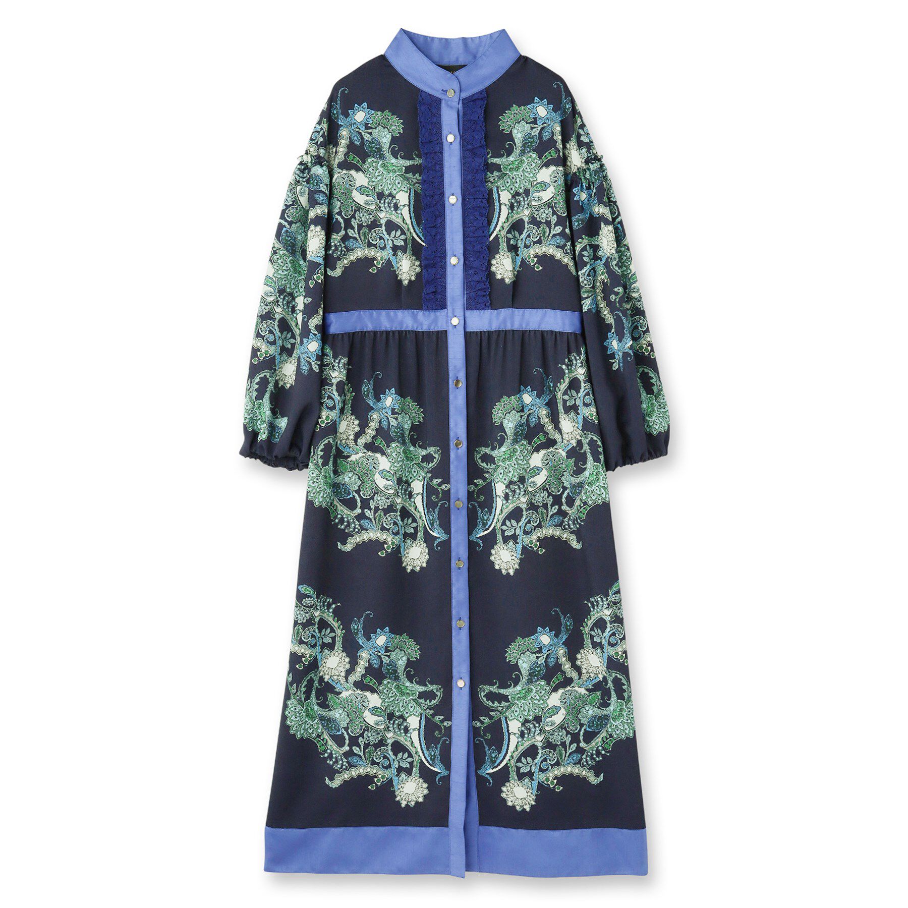 SunaUna「【COLLECTION LINE】オリエンタルパネル柄ワンピース」|ワンピース|