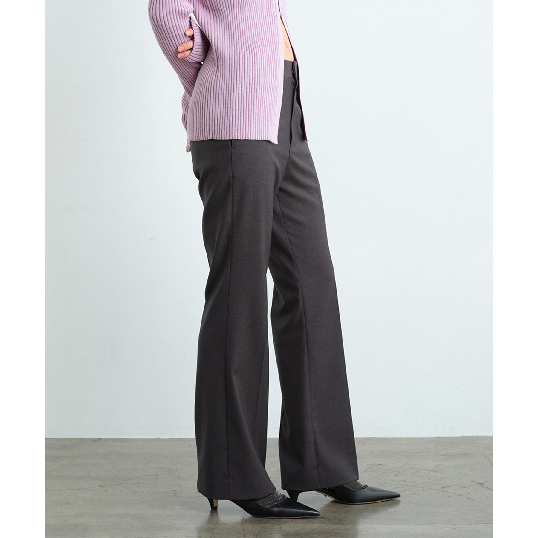 CODE A「gabardine semi flare pants」|その他|