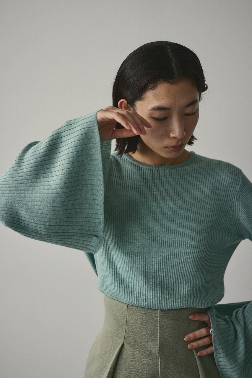 STYLEMIXER「ベルスリーブソフトニット」|ニット・セーター|