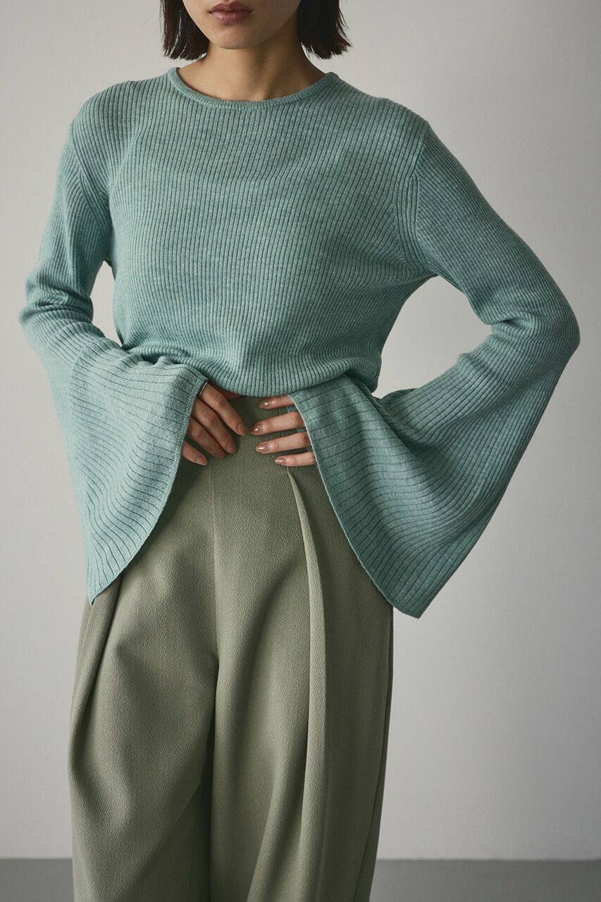 STYLEMIXER「ベルスリーブソフトニット」|ニット・セーター|