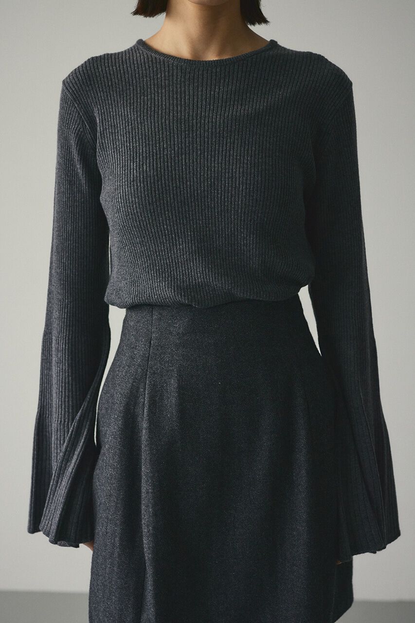 STYLEMIXER「ベルスリーブソフトニット」|ニット・セーター|