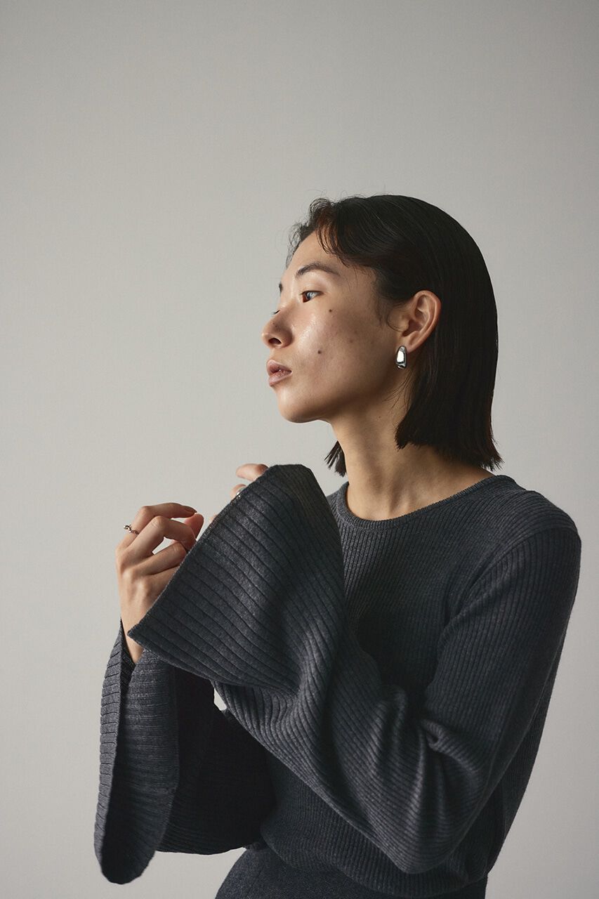 STYLEMIXER「ベルスリーブソフトニット」|ニット・セーター|