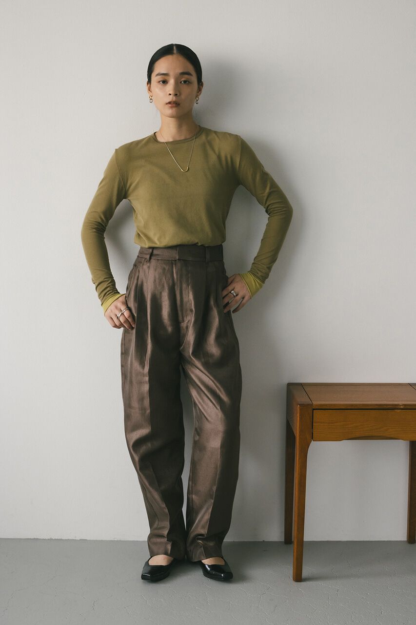 STYLEMIXER「シャンタンタックパンツ」|その他|