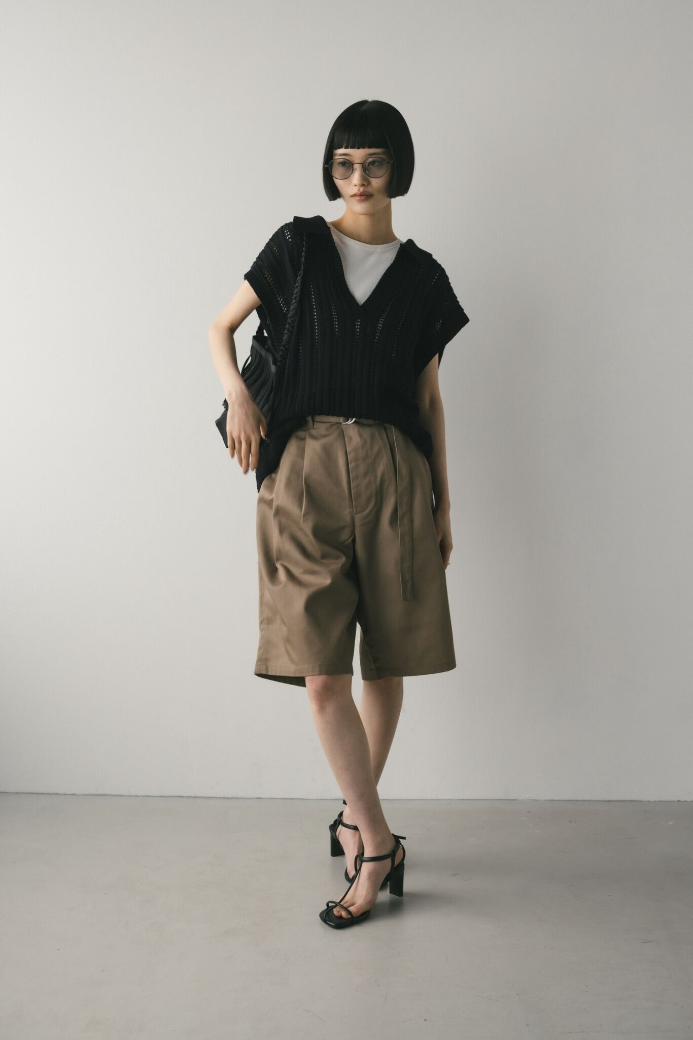 STYLEMIXER「フロントベルトハーフパンツ」|その他|