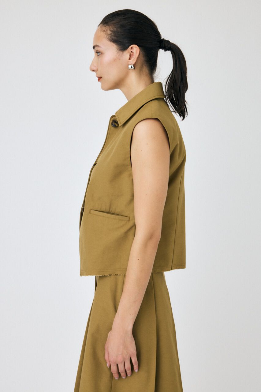 MOUSSY「SINGLE COLLAR タックベスト」|ダウンベスト・ベスト|