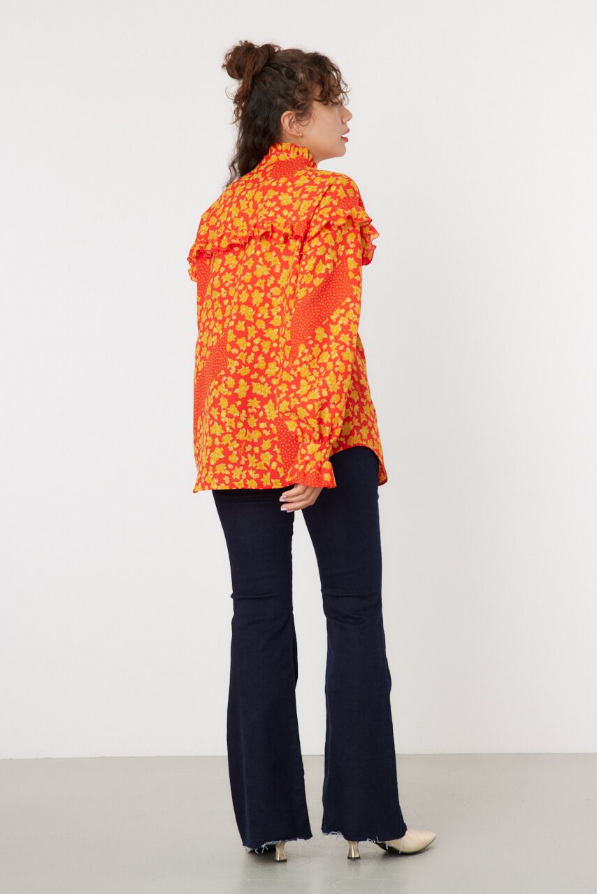 RODEO CROWNS「floral ブラウス」|シャツ・ブラウス|