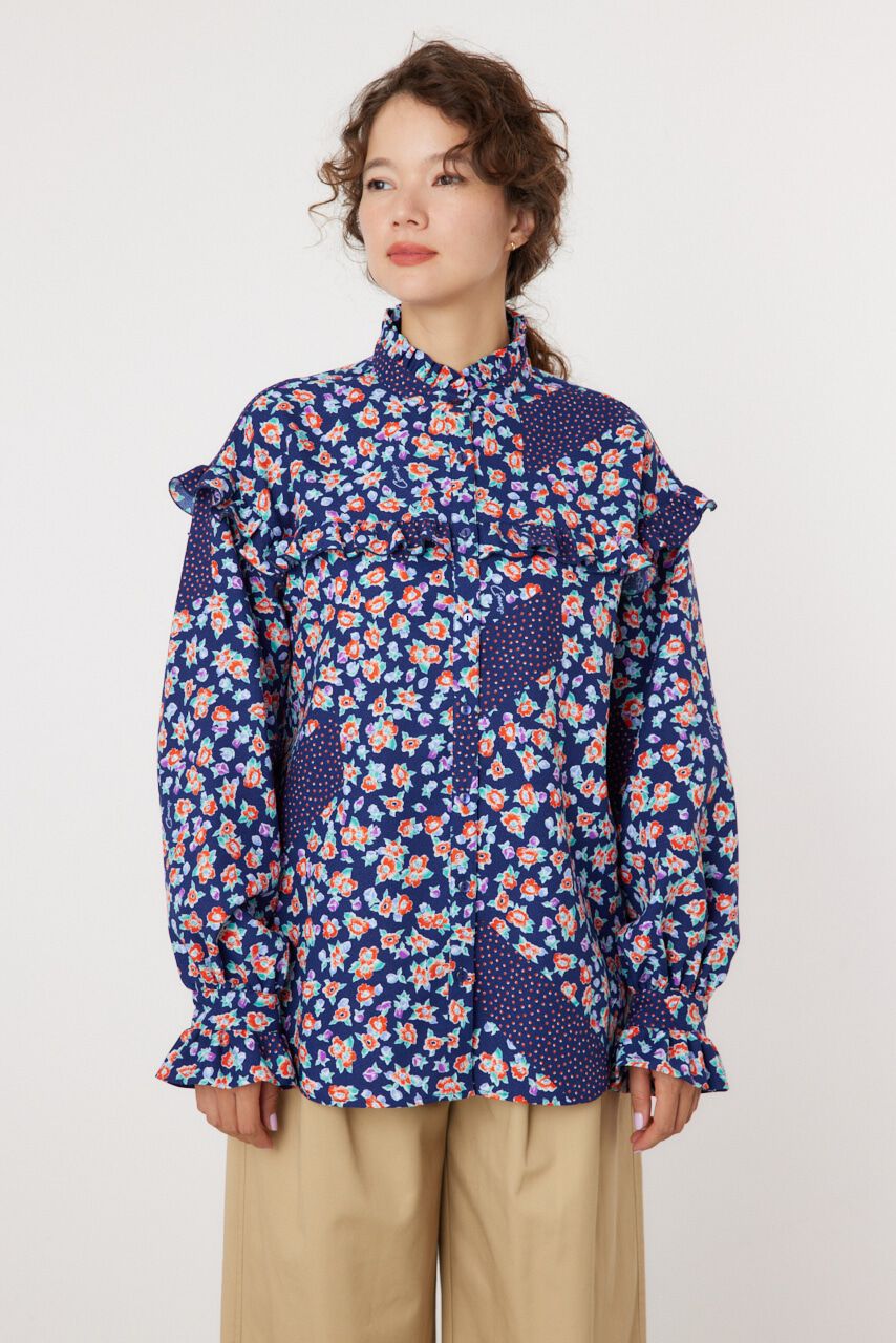 RODEO CROWNS「floral ブラウス」|シャツ・ブラウス|