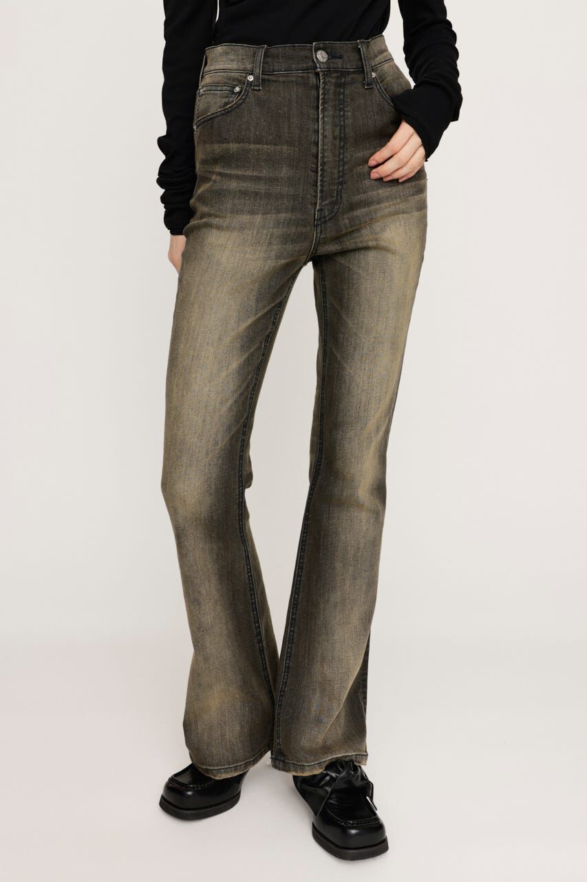 SLY「HW FLARE PT-C WITH ROICA（R）EF」|デニム|M/BLK7