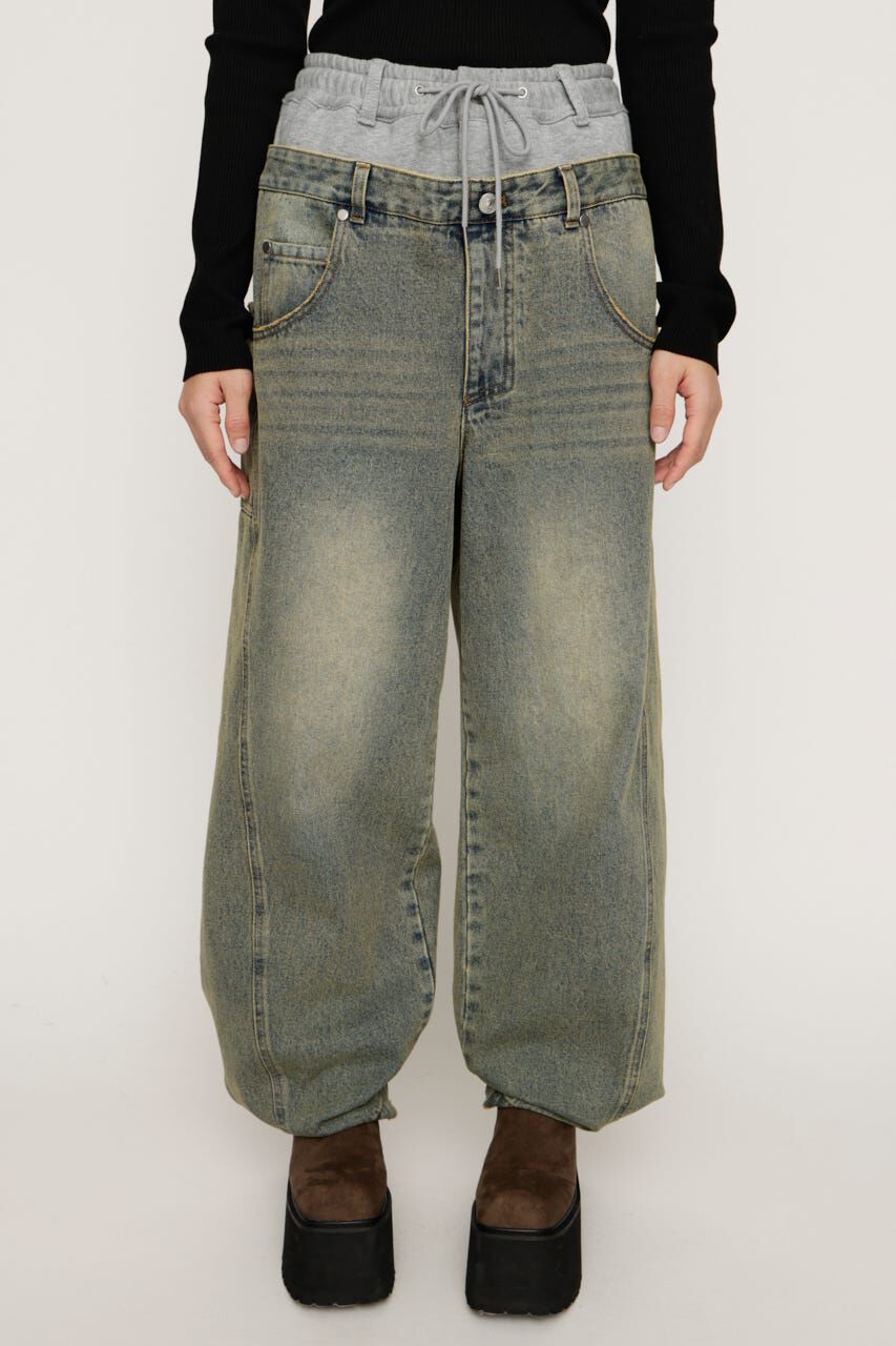 SLY「LAYERED WAIST DOCKING パンツ」|その他|