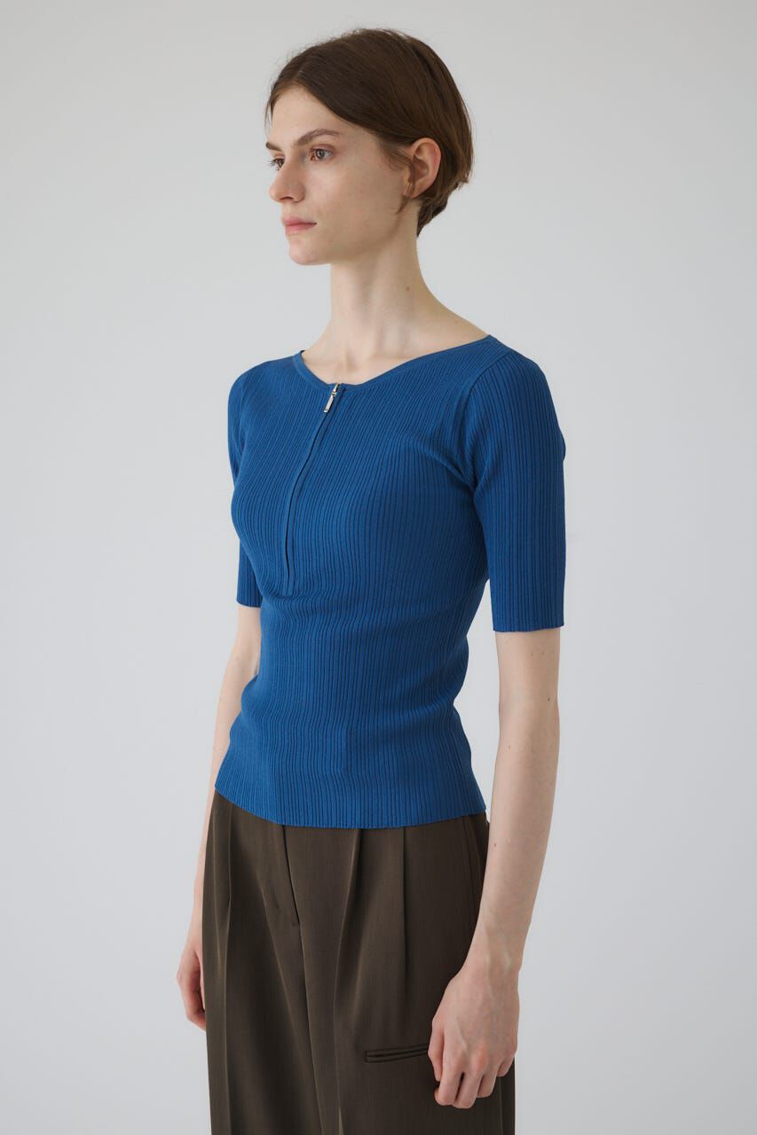 RIM.ARK 「Rib zipper knit tops」|ニット・セーター|