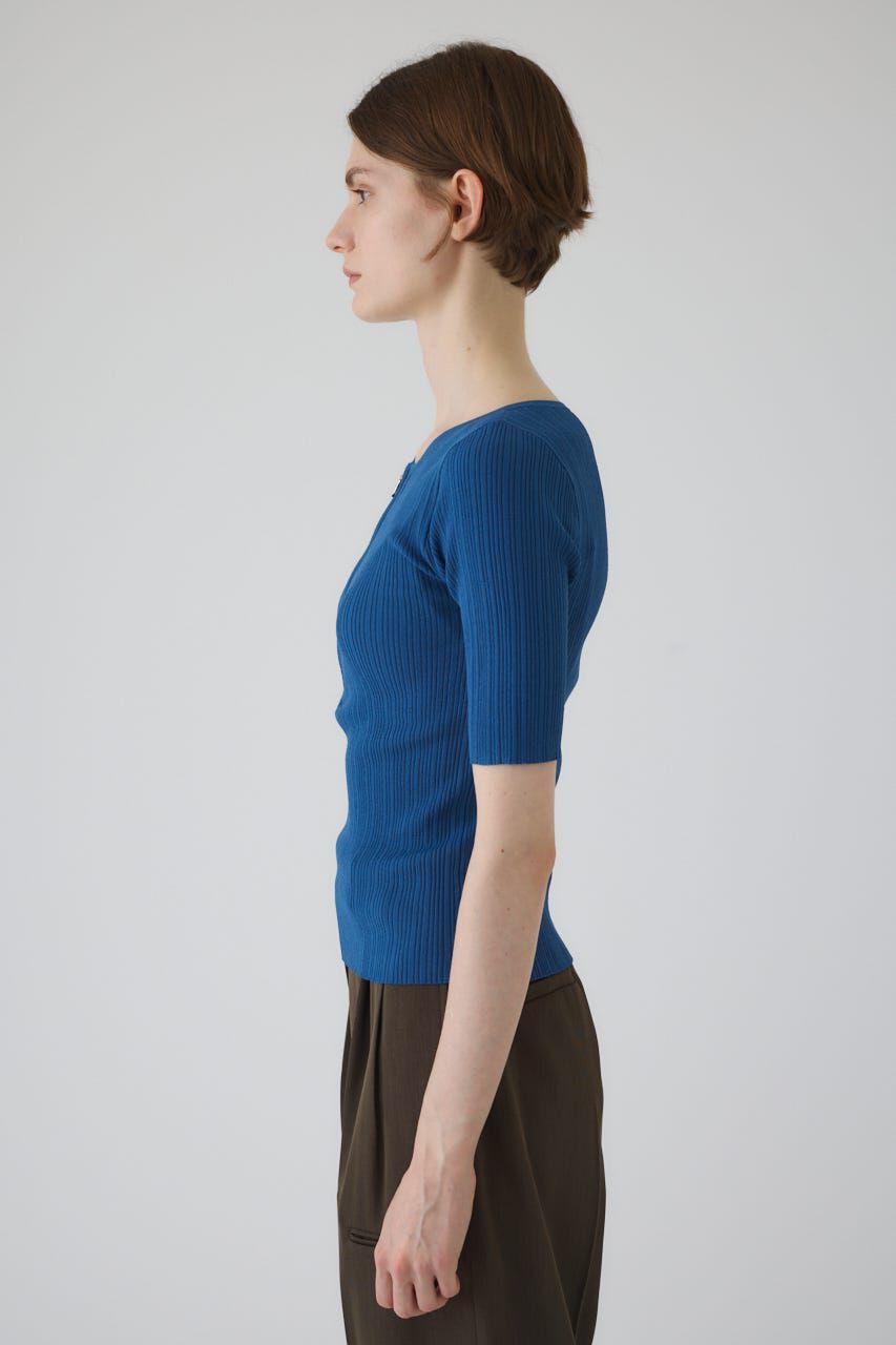 RIM.ARK 「Rib zipper knit tops」|ニット・セーター|