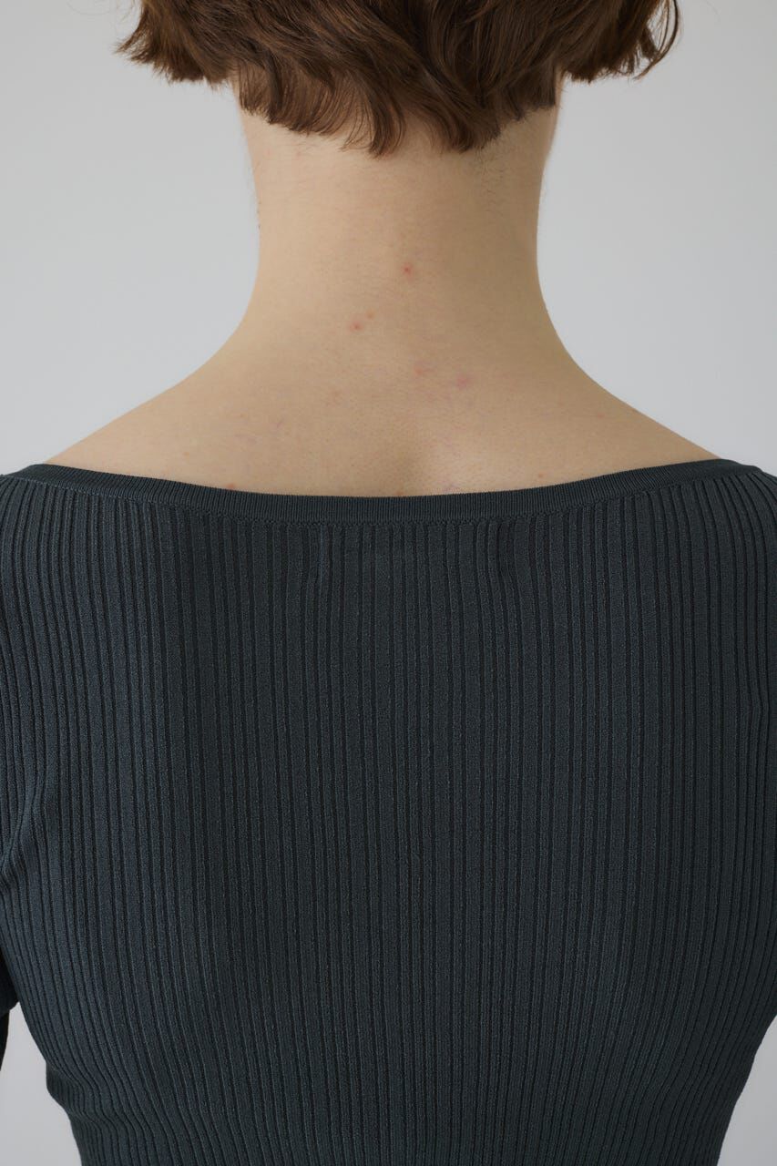 RIM.ARK 「Rib zipper knit tops」|ニット・セーター|