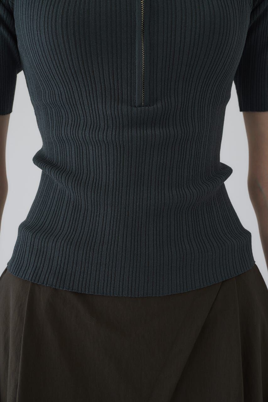 RIM.ARK 「Rib zipper knit tops」|ニット・セーター|