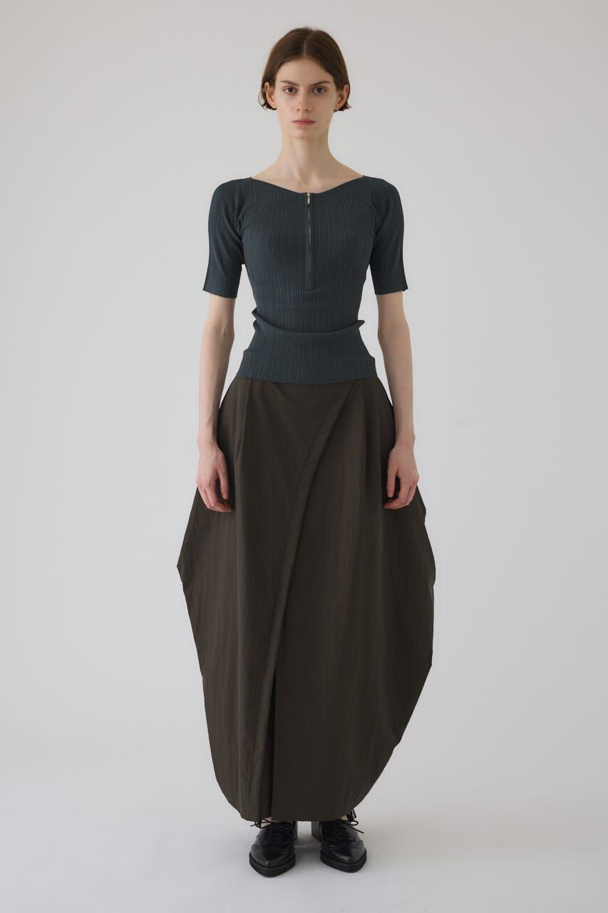 RIM.ARK 「Rib zipper knit tops」|ニット・セーター|