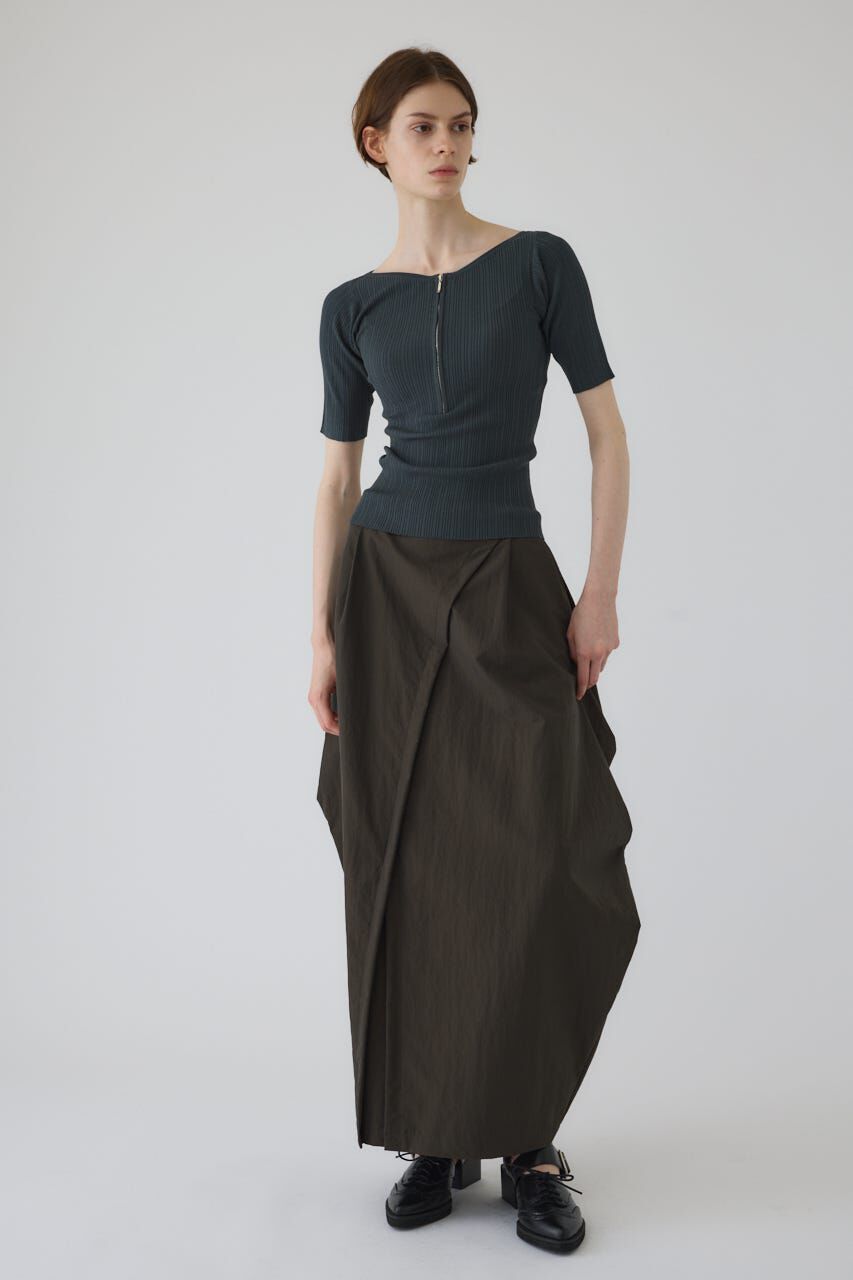 RIM.ARK 「Rib zipper knit tops」|ニット・セーター|