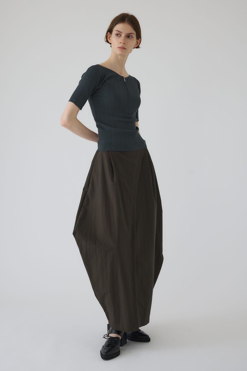 RIM.ARK 「Rib zipper knit tops」|ニット・セーター|