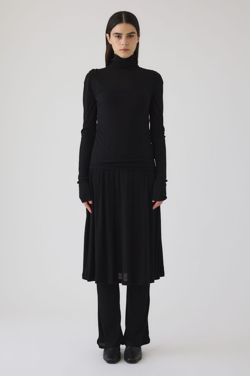 RIM.ARK 「Fluffy touch rib jersey PT」|その他|BLK