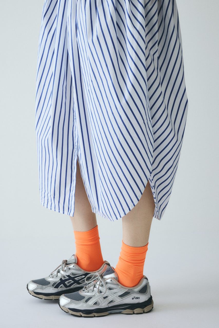 HeRIN.CYE「Cut docking shirt dress」|ワンピース|