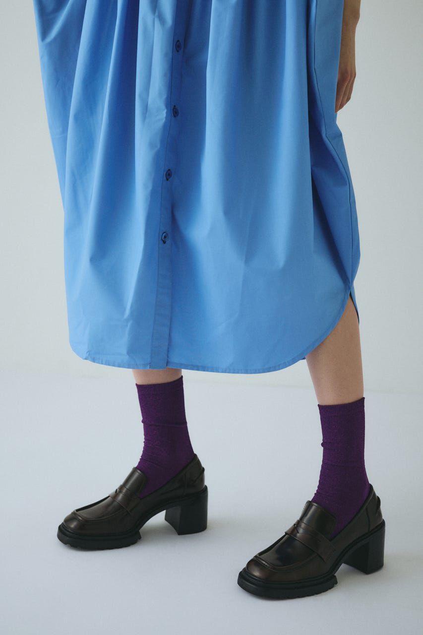 HeRIN.CYE「Cut docking shirt dress」|ワンピース|