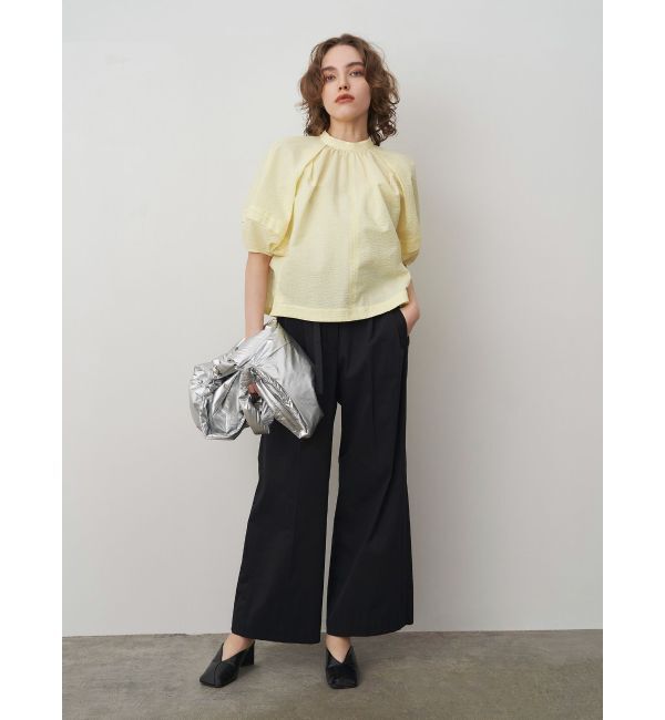 ELENDEEK「BELT SET TUCK WIDE PT」|その他|ブラック