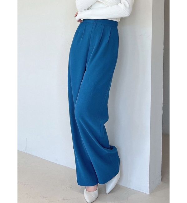 RESEXXY「ストレートカラーパンツ」|その他|ブルー