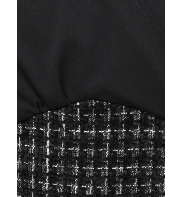 RESEXXY「カシュクールツイードマーメイドワンピース」|ワンピース|