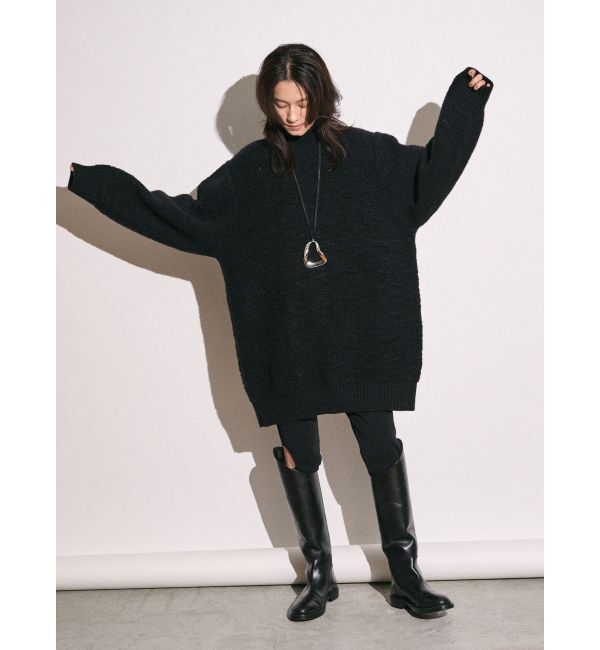 Ungrid「【Htage】バックスリットデザインビッグニット」|ニット・セーター|