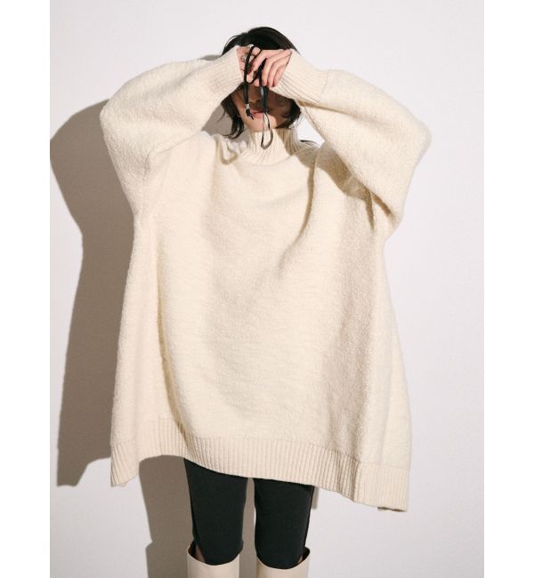 Ungrid「【Htage】バックスリットデザインビッグニット」|ニット・セーター|