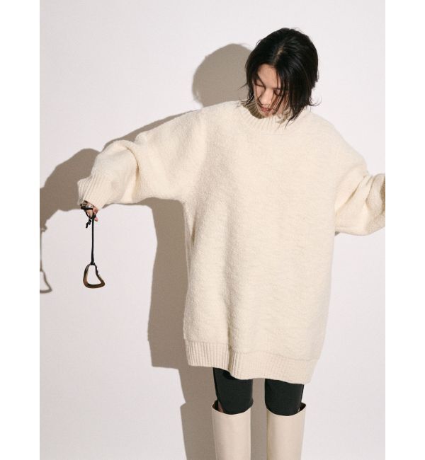 Ungrid「【Htage】バックスリットデザインビッグニット」|ニット・セーター|