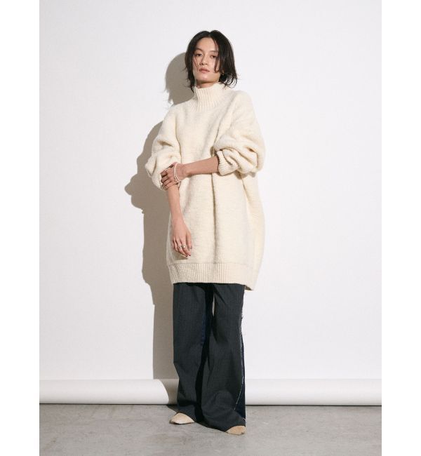 Ungrid「【Htage】バックスリットデザインビッグニット」|ニット・セーター|